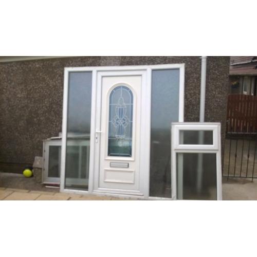 UPVC Door and side windows