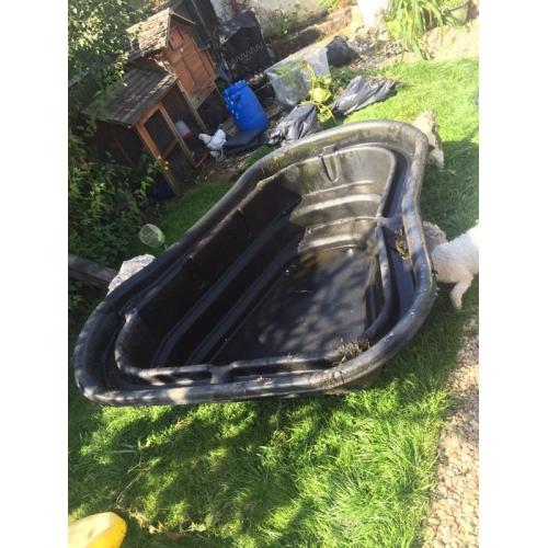 750 litre pre formed pond