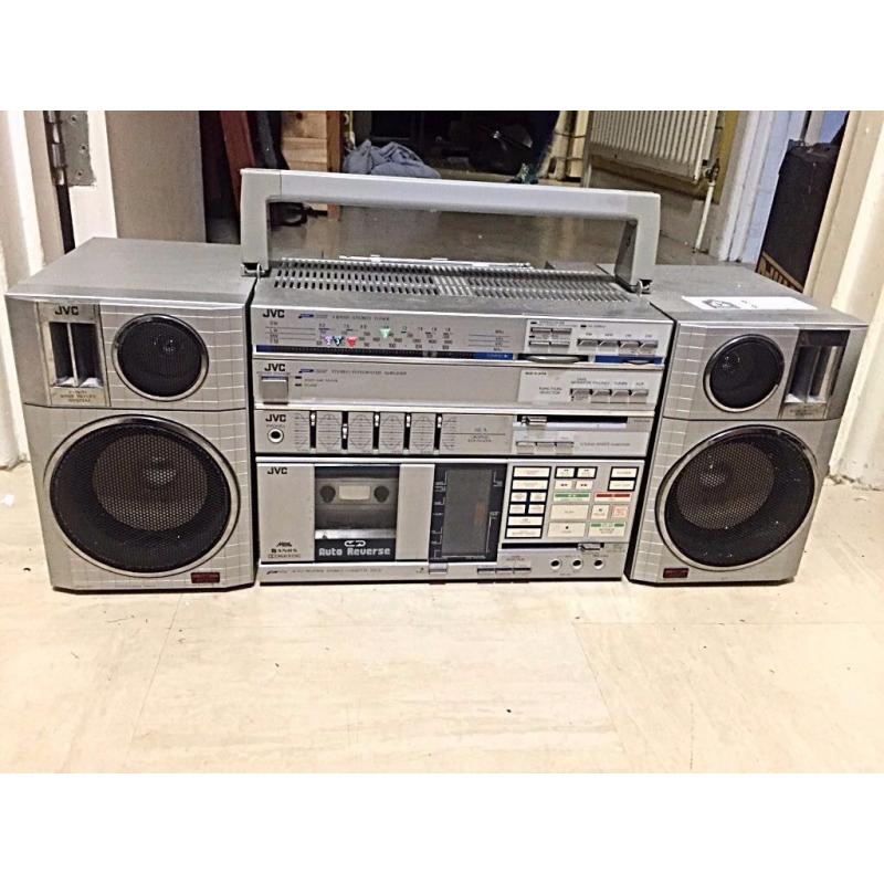 Rare vintage JVC 1981 boom box ghetto blaster