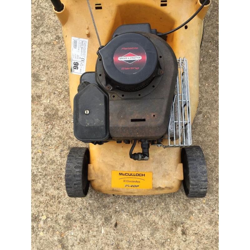 Petrol mower