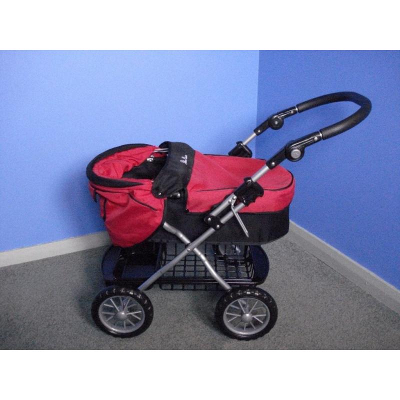 Silver cross dolls play buggy