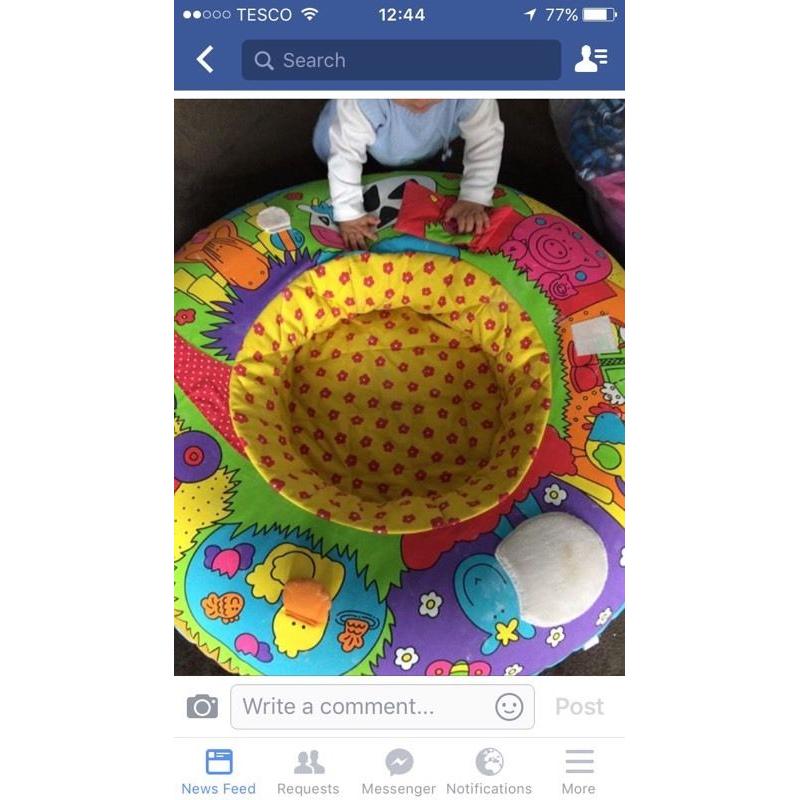 Baby donut play nest