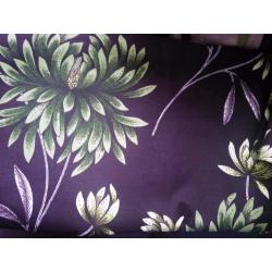 Chocolate and lime curtains