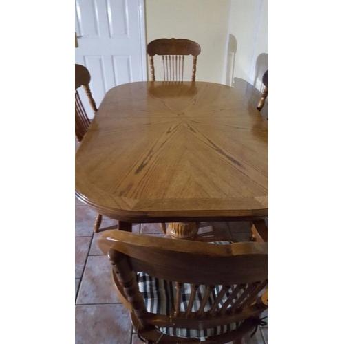 ##SOLID OAK KITCHEN TABLE##