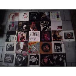 COLLECTION OF AROUND 110 VINYL 7"SINGLES PLUS AROUND 20 FLOPPY 7"DEMO DISCS.