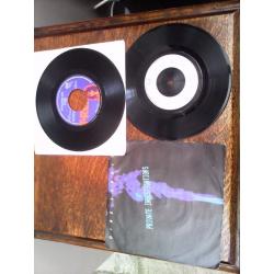 COLLECTION OF AROUND 110 VINYL 7"SINGLES PLUS AROUND 20 FLOPPY 7"DEMO DISCS.