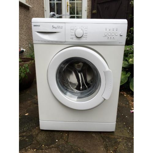 Beko 5kg capacity washing machine with instruction leaflet for collection only