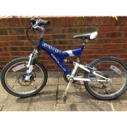 Child's Bicycle, 10 gears - grip change, suspension, front disc brake