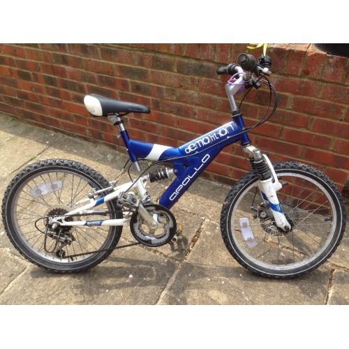 Child's Bicycle, 10 gears - grip change, suspension, front disc brake