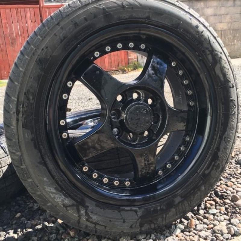 Lenso RS5 15" wheels 4 stud