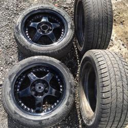 Lenso RS5 15" wheels 4 stud