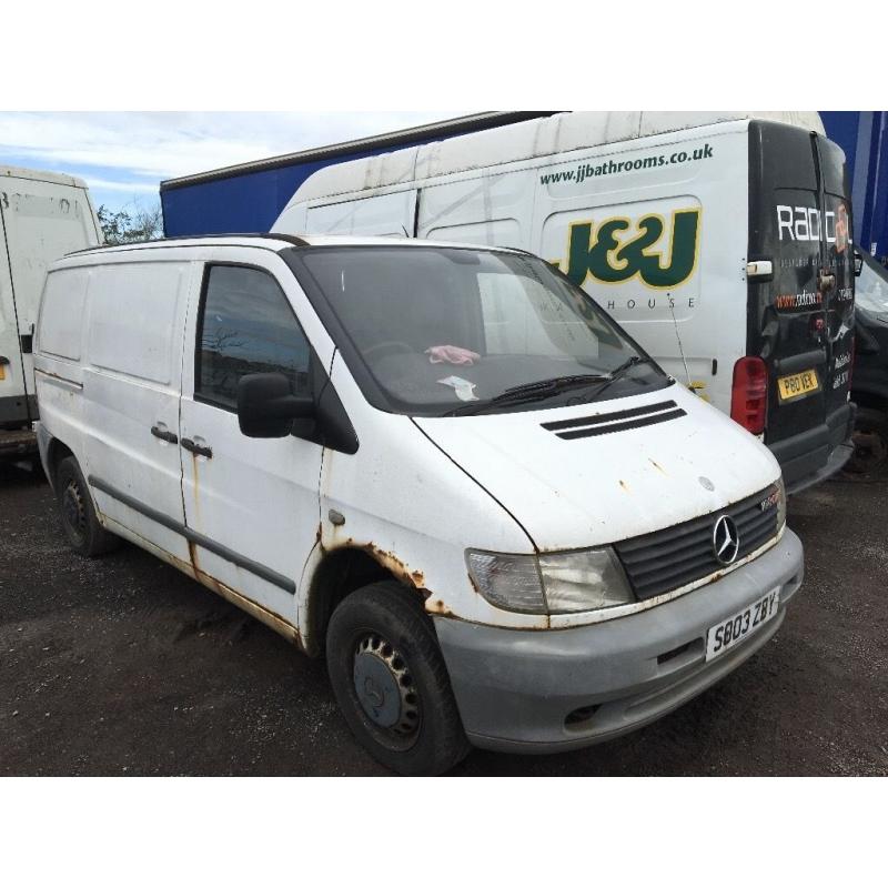 Mercedes Benz vito sprinter parts engine gearbox bumper bonnet