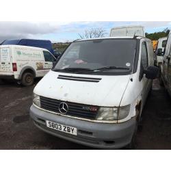 Mercedes Benz vito sprinter parts engine gearbox bumper bonnet