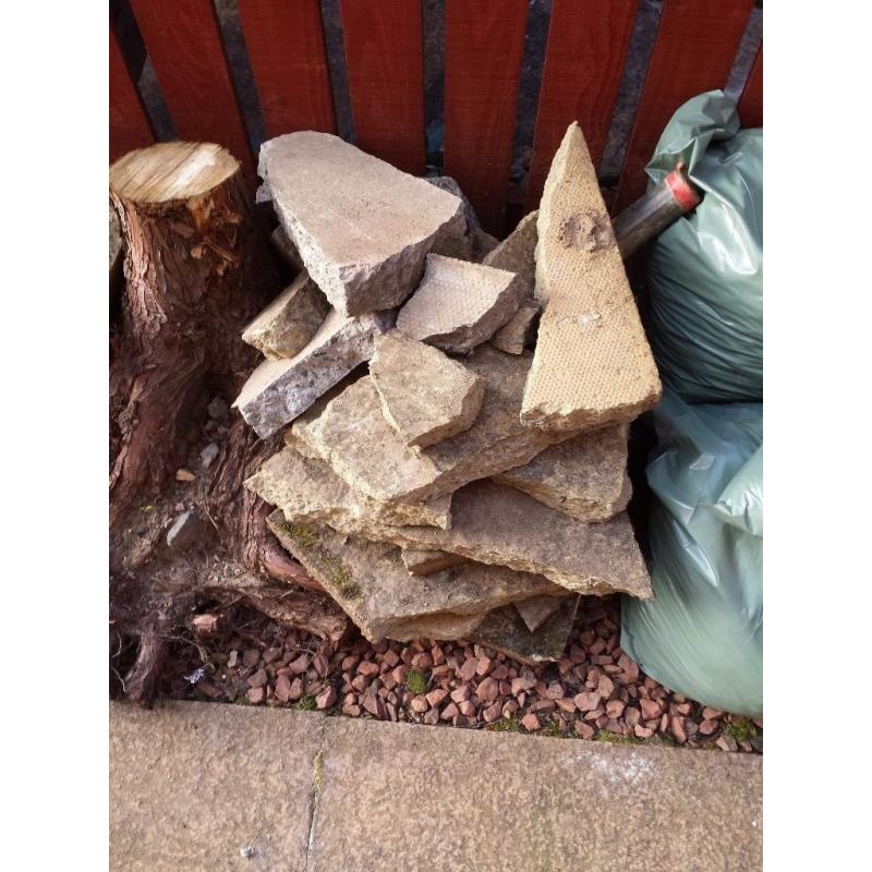 Broken garden slabs *free*
