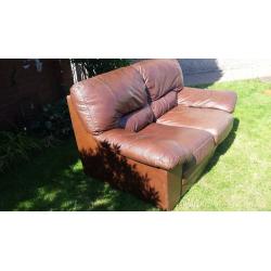 Leather sofa