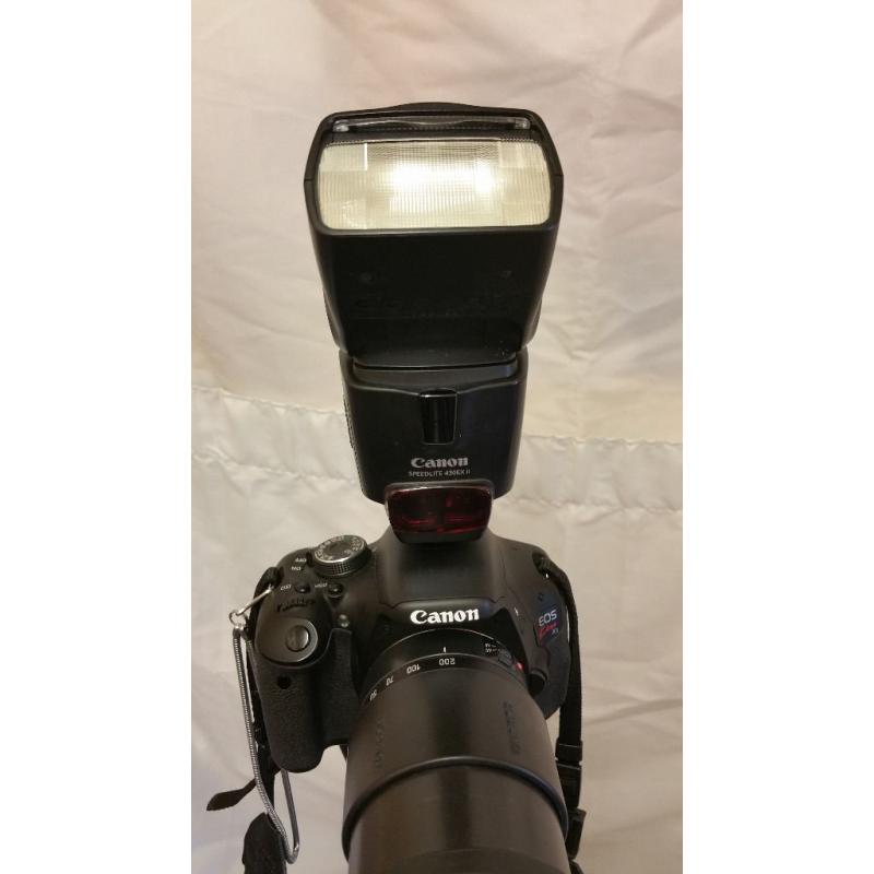 Canon EOS 600 D 18 megapixel digital SLR camera (badged as EOS kissx5). Plus lots of accessories.
