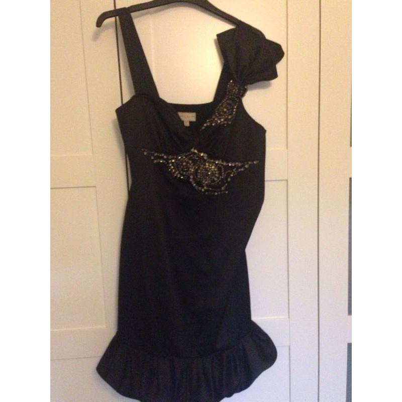 Black sequinned Karen Millen dress