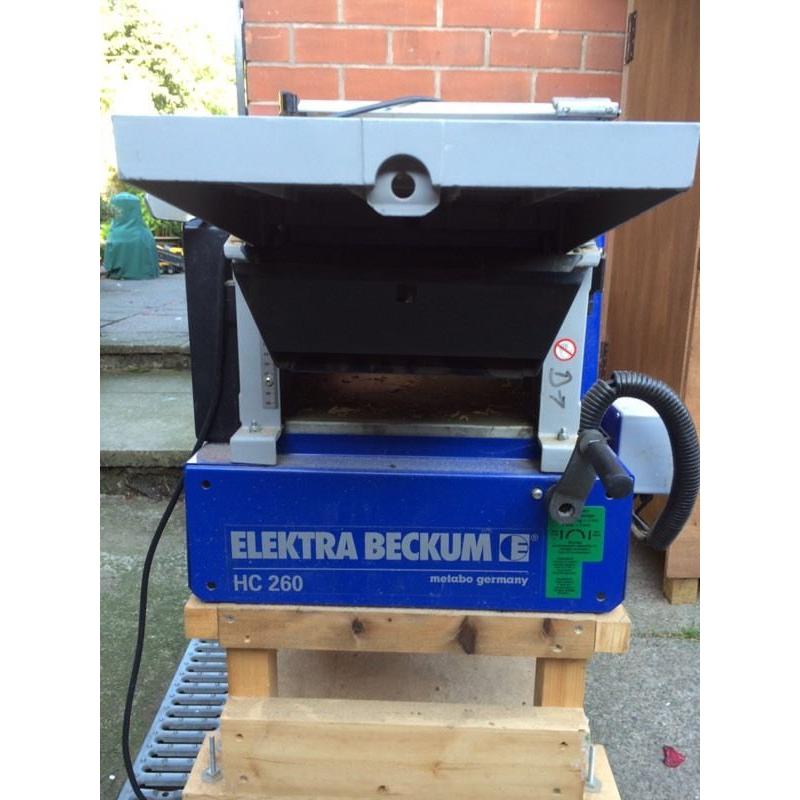 Electra Beckum HC260 Thickener planer