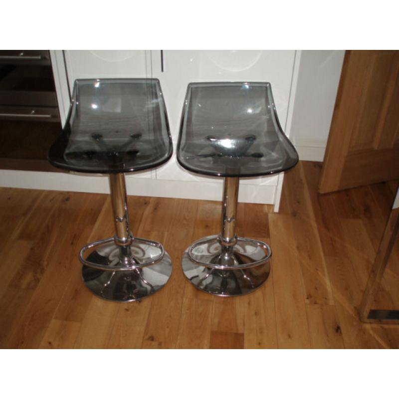 Bar Table together with 2 Stools (Ex John Lewis) - excellent condition