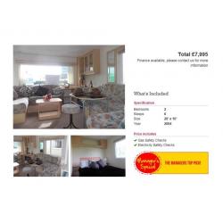 ***REDUCED STATIC CARAVAN FOR SALE NEAR NEWCASTLE, NOT CRESSWELL, NOT AMBLE LINKS, FINANCE AVAILABLE