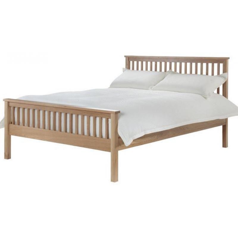 Silentnight Harrison Oak Bedstead King Size - New
