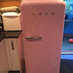 Pink Smeg Fridge