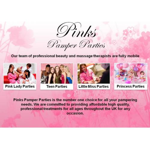 Pamper Parties for ladies and girls