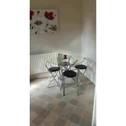 Table and chairs