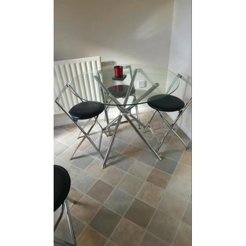 Table and chairs