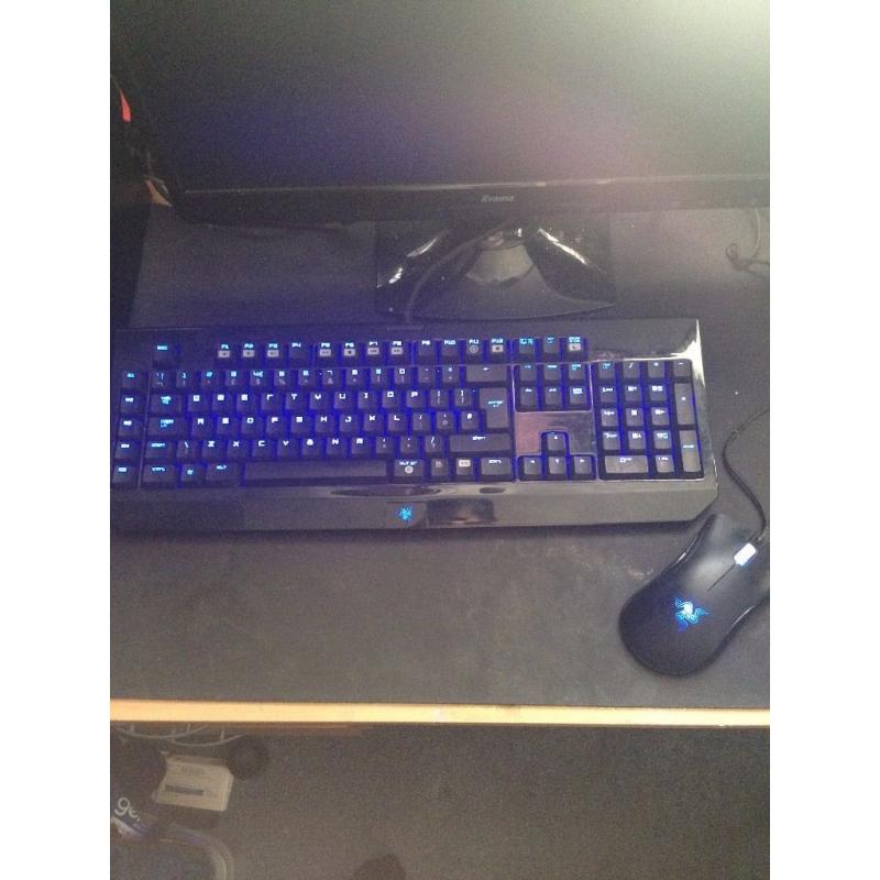 Custom Gaming PC with Razer Accessories
