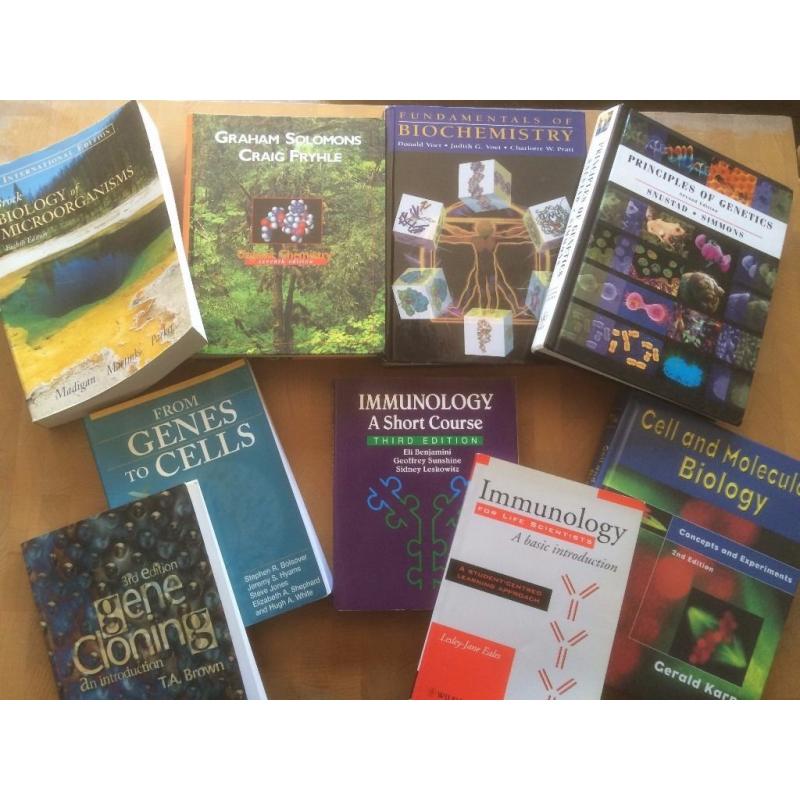 Biochemistry - Molecular Biology - Immunology Study Books