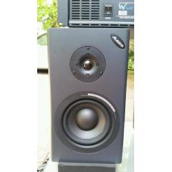 Professional Studio Monitors and Amplifier.