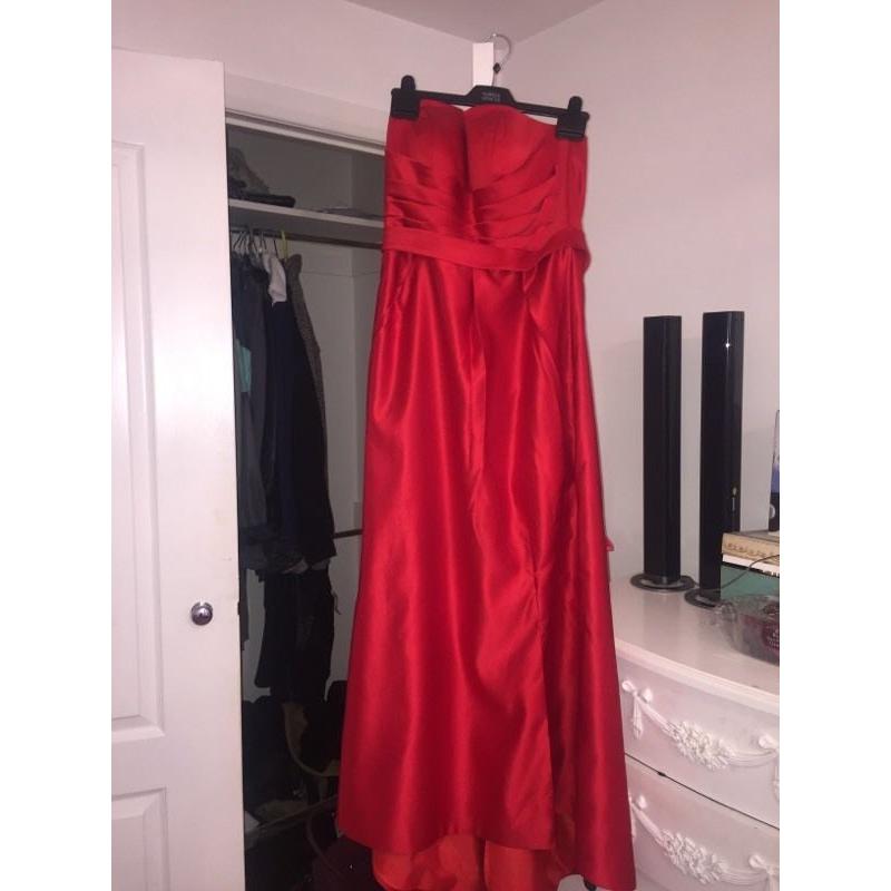 Red Braids-made dress