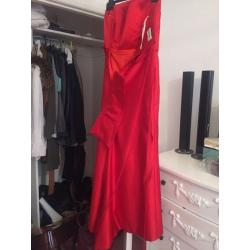 Red Braids-made dress