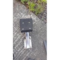 drop down auxilliary outboard engine bracket