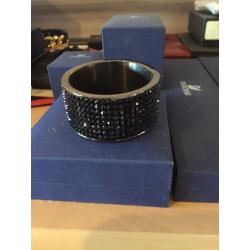 Navy blue Swarovski bangle. Lovely.