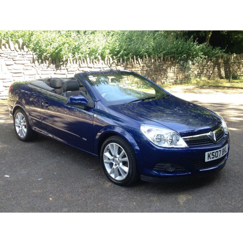 GREAT EXAMPLE/LEATHER SEATS 2007 (07) VAUXHALL ASTRA T-TOP DESIGN CONVERTIBLE CDTI 1.9 DIESEL MANUAL