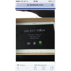 Samsung Galaxy tablet 4 10.1" screen