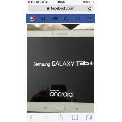 Samsung Galaxy tablet 4 10.1" screen