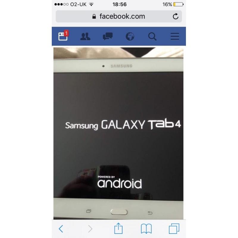 Samsung Galaxy tablet 4 10.1" screen