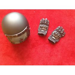 Small helmet and gloves