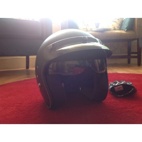 Small helmet and gloves
