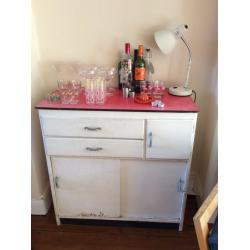 Retro mini bar cabinet