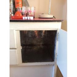 Retro mini bar cabinet