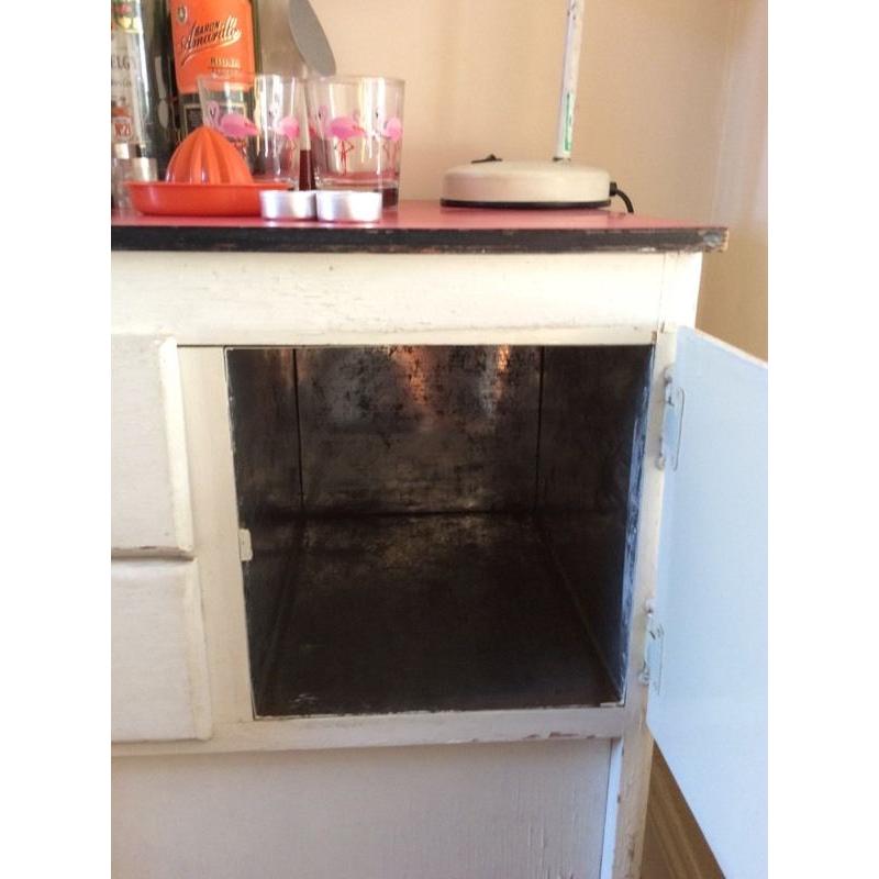 Retro mini bar cabinet