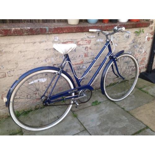 Raleigh Wayfarer Vintage Ladies Town Bike 20 Inch Frame 3 Speed Excellent Condition