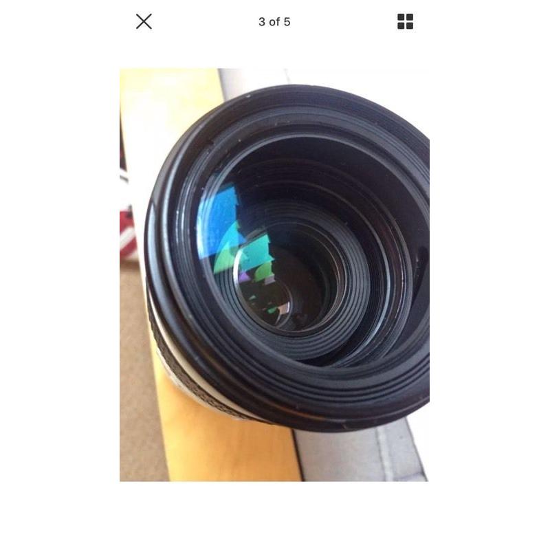 Damaged Canon EF 70-200mm F/4 L IS USM Lens. Works manually.