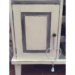 Gorgeous Shabby Chic wine rack; glass holder; drinks cabinet