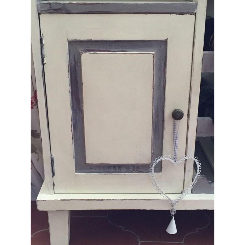 Gorgeous Shabby Chic wine rack; glass holder; drinks cabinet