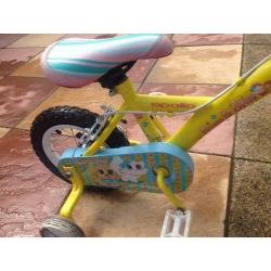 10" girls bike from Halfords